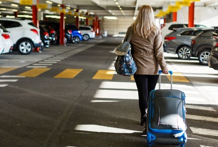 Underground airport car park