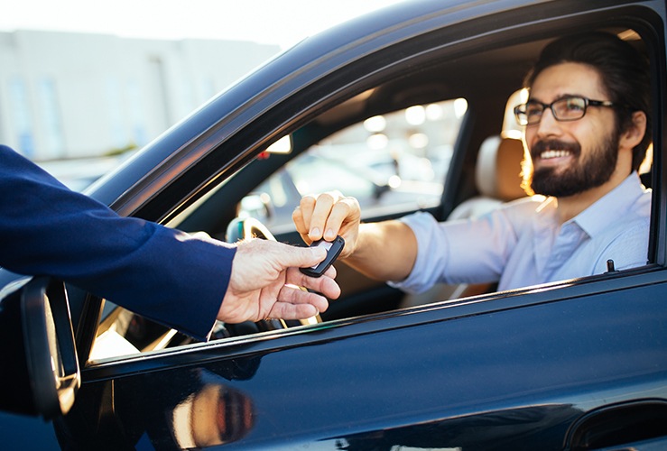 Man Buying Used Car