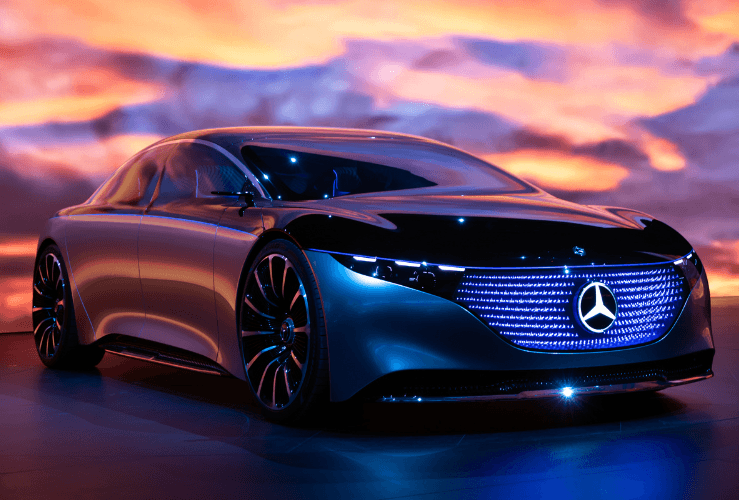 Mercedes EQS Electric Car