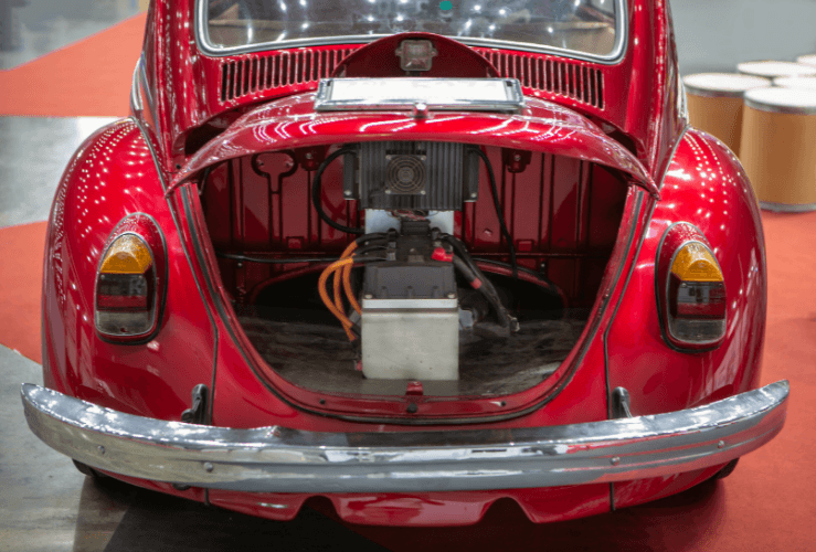 Vintage VW converted to eV