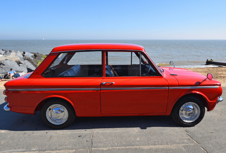 Classic red Hillman Imp