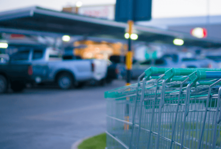 Supermarket carpark