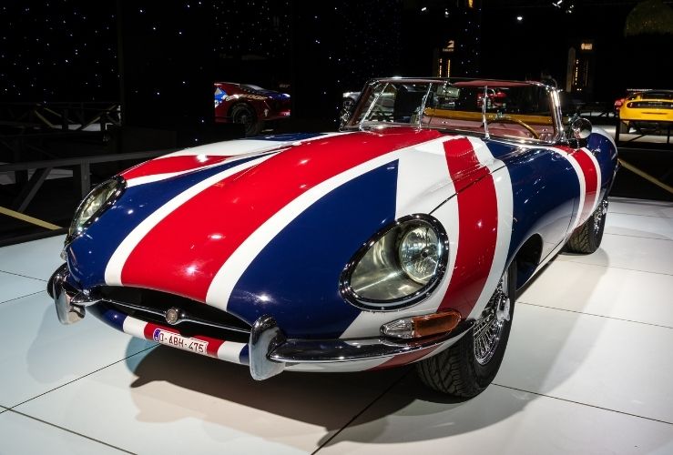 Jaguar E Type Vintage Sports Car