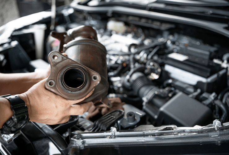 Replacing catalytic converter