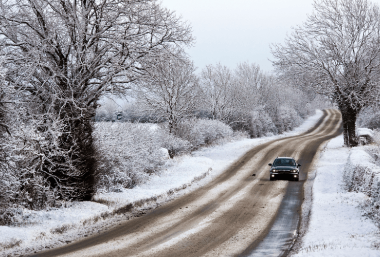 Driving in snow