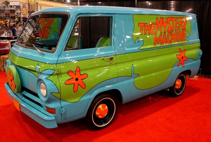 The Mystery Machine from Scooby Doo